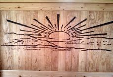 Inspired Design Custom Wood Queen Craftsman Headboard Fir & Pine 3 small