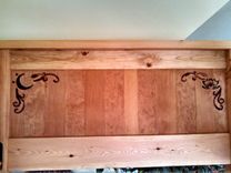 Inspired Design Custom Wood Queen Craftsman Headboard Fir & Pine 6 small
