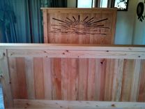 Inspired Design Custom Craftsman Queen Bed Solid Wood - Your Design Or Ours 2 small