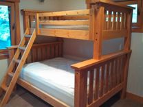 Back To The Mountain Twin Over Full Size Craftsman Bunk Bed - Douglas Fir 1 small