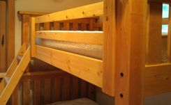 Back To The Mountain Twin Over Full Size Craftsman Bunk Bed - Douglas Fir 2 small
