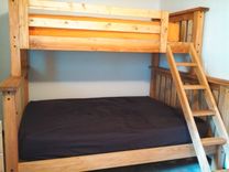 Back To The Mountain Twin Over Full Size Craftsman Bunk Bed - Douglas Fir 3 small