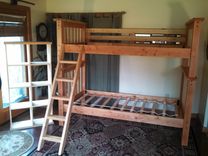 Back To The Mountain Twin/Twin Craftsman Bunk Bed All Douglas Fir 2 small