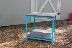 Redeemed Barnwood Side Table 2 small