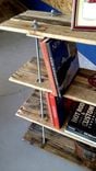 Vintage Pallet 4 Shelf Unit Industrial Style With Adjustable Legs 3 small