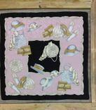 Versace Silk Scarf Art Framed In Vintage Pallet Wood 2 small