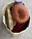 Pallet Wood Round Bin Hand Knotted With Rope Twine 2 small