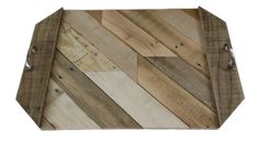 Serving Tray Of Vintage Pallet Wood Planks With Your Custom Details 4 small