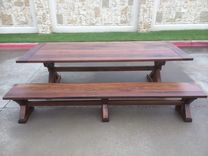 Walnut Trestle Table 1 small