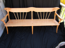 Curly Maple Bench 3 small