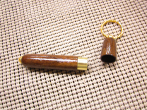 Wood Pendant Vial 1 small