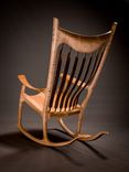 Tiger Maple Handshake Rocker 2 small