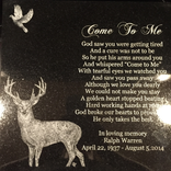 12" X 12" Granite Tile Engraving 1 small