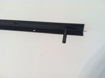Live Edge Floating Shelf In Ebonized Oak 54" 4 small
