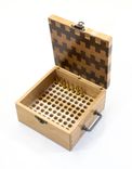 Dovetailed Cherry And Walnut 100 Round Ammo Box 2 small