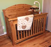 4 In 1; Crib, Railed Daybed, Daybed, Twin Size 2 small