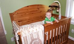 4 In 1; Crib, Railed Daybed, Daybed, Twin Size 1 small