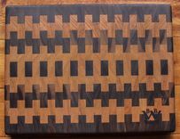 Cherry And Walnut End Grain Cutting Board 2 small