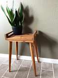 Reclaimed Side Table - Dark Walnut 2 small
