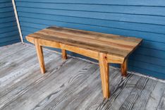 Reclaimed Wood Bench 1 small