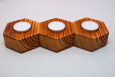 Reclaimed Wood Tealight Holders 1 small