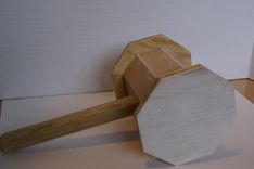 Wood Large Lightweight 12 Inch Hammer Custom Example 2 small
