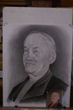 Portrait Graphite Hand Drawn Custom Grandfather, Parent, Family 1 small