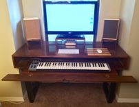 Piano Console Desk 3 small