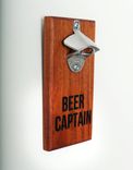 Engraved Mahogany Magnetic Bottle Opener 1 small