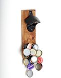 Compact "Rustica" Ambrosia Maple Magnetic Bottle Opener 2 small