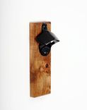 Compact "Rustica" Ambrosia Maple Magnetic Bottle Opener 1 small