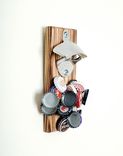 Compact Zebrawood Magnetic Bottle Opener 1 small