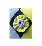 Charming Multicolor 3d Argyle Cashmere Throw Pillow 2 small