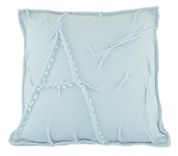 The Sculpted Cashmere Monogram Pillow 2 small