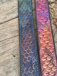Custom stamped leather belts  2 small