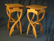 Pirouette Side Tables 3 small