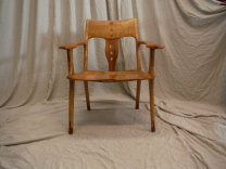 Maple Sapele Occasional Chair 5 small