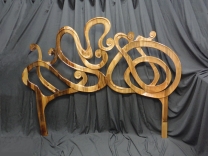 Custom Hardwood King Headboard 1 small