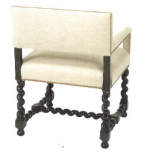 Upholstered Barley Twist 4 small