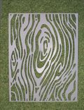 Decorative Steel Garden Gate - Wood Grain - Modern Gate - Decorative Steel Panel 2 small