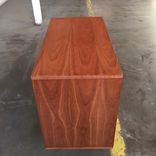 Small Mid Century Modern Style Record Cabinet In Mahogany Ply 3 small