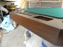 Black Walnut Poker Table ( No Base ) 3 small