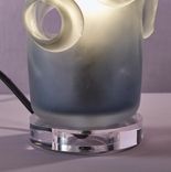 Hand Blown Art Glass Contemporary Sculptural Table Lamp 4 small