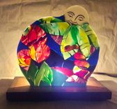 Fused Glass Accent Light - Snake Charmer's Dream 2 small
