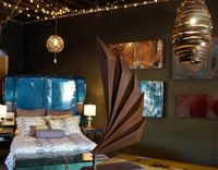 Industrial Metal Carhood Headboard 5 small