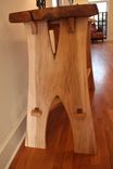 Foyer Hall Table - Natural Edge Top - Truly One Of A Kind 2 small