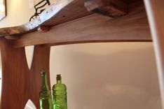 Foyer Hall Table - Natural Edge Top - Truly One Of A Kind 5 small