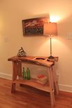 Foyer Hall Table - Natural Edge Top - Truly One Of A Kind 7 small