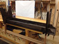 Shaker Inspired Bench With Backrest 3 small