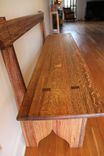 Shaker Inspired Bench With Backrest 5 small